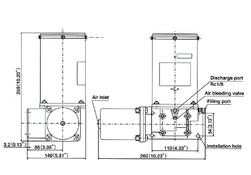 Pnuematic grease pump