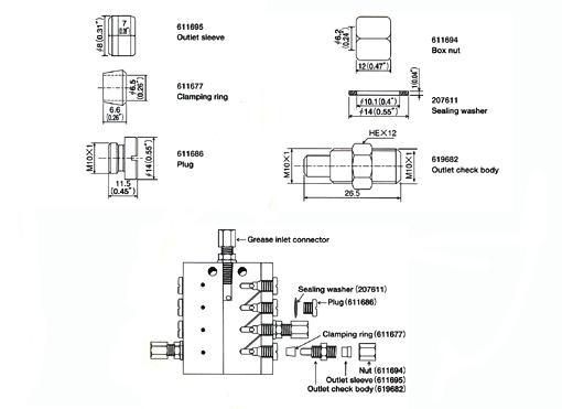 Sp series progressive valve