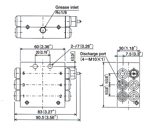 Sp series progressive valve