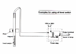 Oil level swith