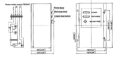 Controller/Power box/Pump mouting panel 