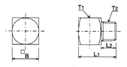 adapters Dimensional drawing