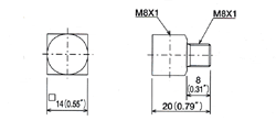 adapters Dimensional drawing