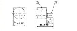 adapters Dimensional drawing