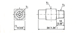 adapters Dimensional drawing