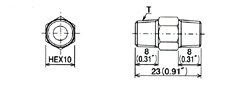 connectors Dimensional drawing