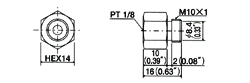 connectors Dimensional drawing