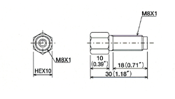 couplers/unions connectors Dimensional drawing