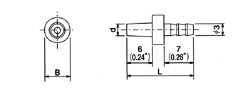 Drive bushing/Barb fitting