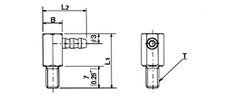 Drive bushing/Barb fitting