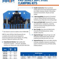58 PIECE CLAMPING KIT 5/8" T-SLOT WITH 1/2-13 STUDS - Image 3
